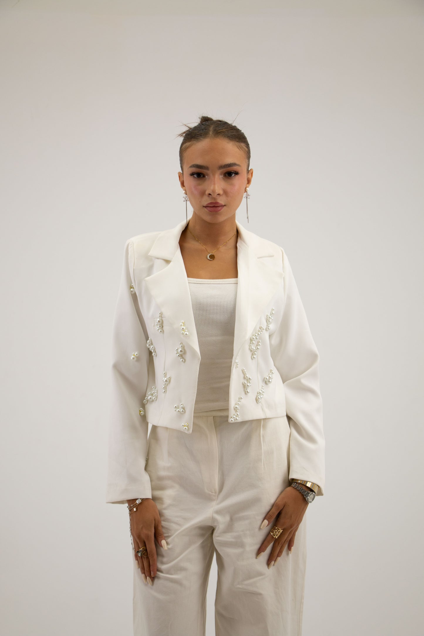 Elara's Pearly Blazer