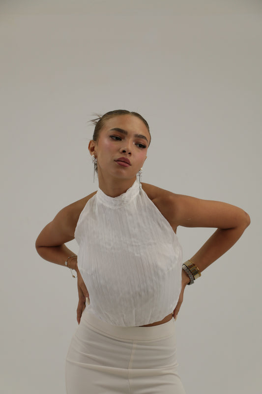 Léa Pleated Top