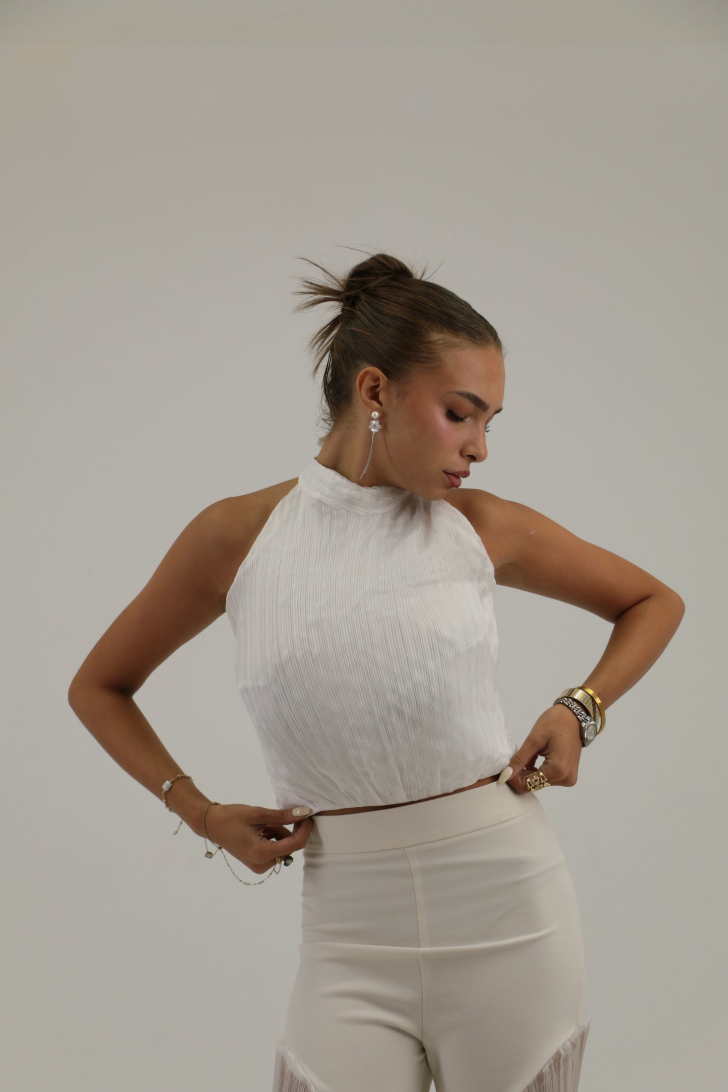 Léa Pleated Top